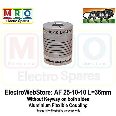 AF-25-10-10 L: 36mm W/o Keyway on both sides