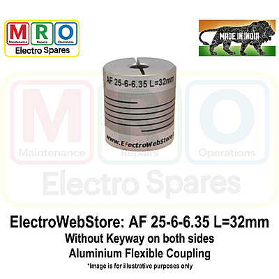AF-25-6-6.35 L: 32mm W/o Keyway on both sides
