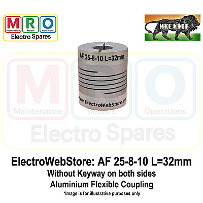 AF-25-8-10 L: 32mm W/o Keyway on both sides