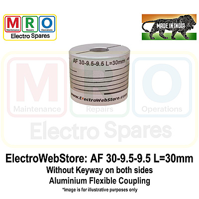 AF-30-9.5-9.5 L: 30mm W/o Keyway on both sides