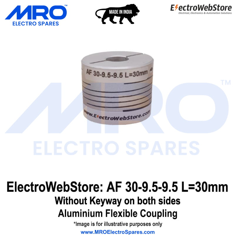 AF-30-9.5-9.5 L: 30mm W/o Keyway on both sides