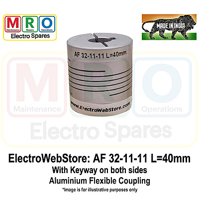 AF-32-11-11 L: 40mm With Keyway on both sides