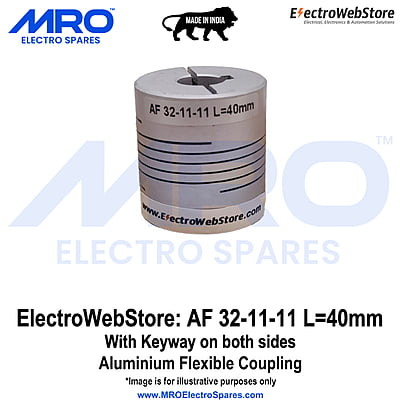 AF-32-11-11 L: 40mm With Keyway on both sides
