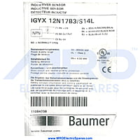 IGYX12N17B3/S14L - 11084738 IGYX12N17B3/S14L - 11084738