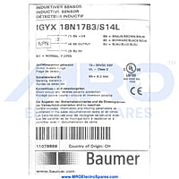 IGYX18N17B3/S14L - 11078868 IGYX18N17B3/S14L - 11078868