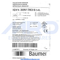 IGYX30N17B3/S14L - 11081011 IGYX30N17B3/S14L - 11081011
