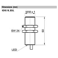 IGYX18P17B3/L - 11078866 IGYX18P17B3/L - 11078866